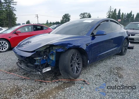 2024 Tesla Model 3 Long Range Dual Motor All-Wheel Drive из США, поврежденный, VIN 5YJ3E1EBXRF807252
